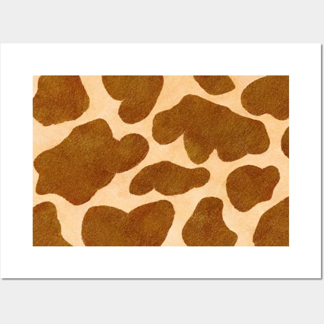 Animal skin texture pattern design Wall Art by DyeruArt